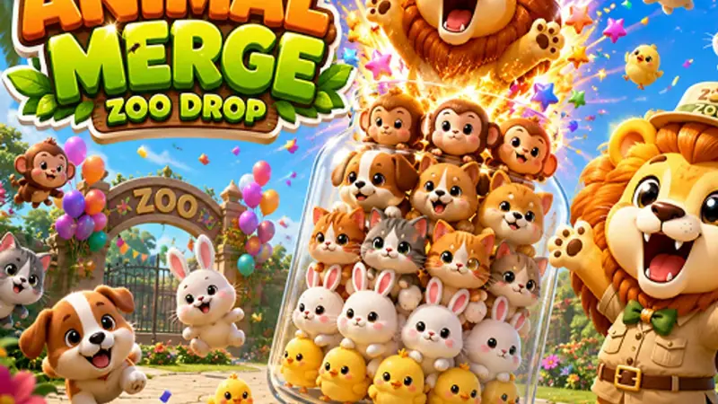 Animal Merge: Zoo Drop