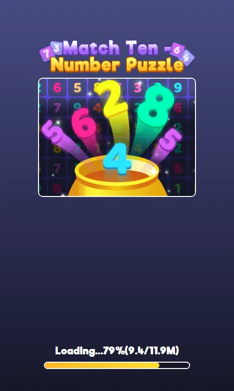 Match Ten Number Puzzle