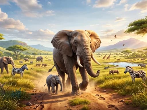 Zoo Elephant Simulator City Attack