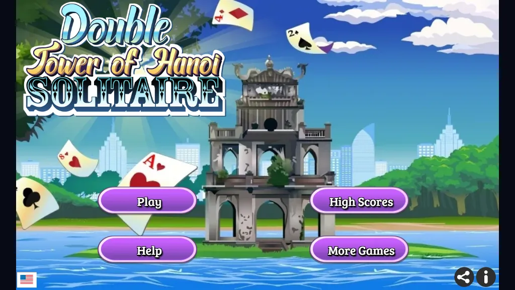 Double Tower of Hanoi Solitaire