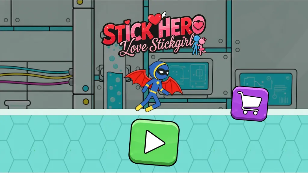 Stickhero Love Stickgirl gameplay capture 1