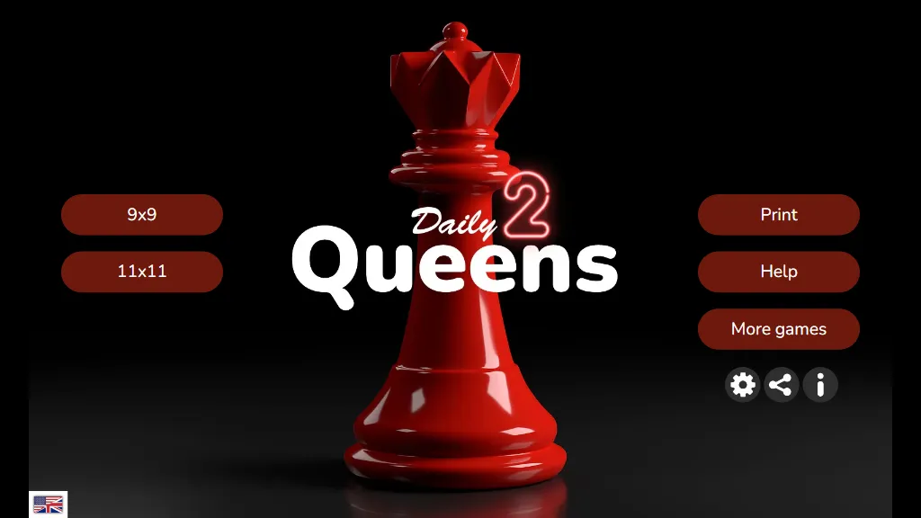 Daily 2 Queens gameplay capture 1