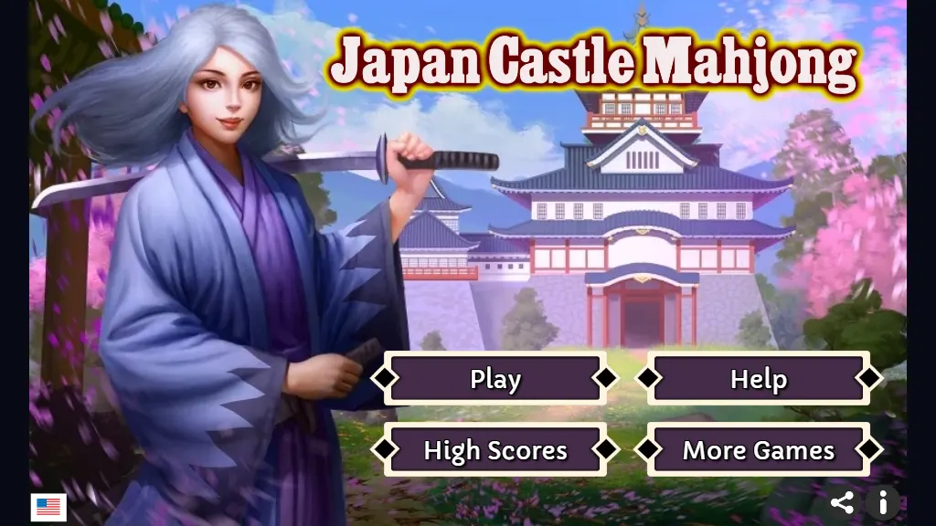 Japan Castle Mahjong gameplay capture 1