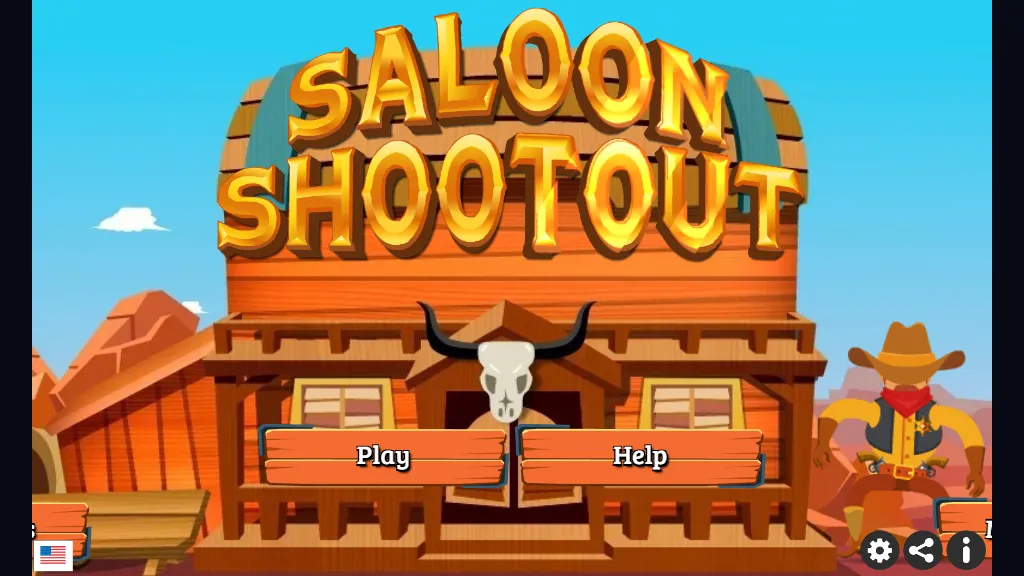 Saloon Shootout gameplay capture 1