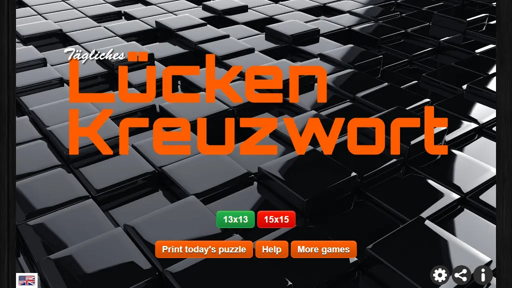 Tägliches Lückenkreuzwort gameplay capture 1