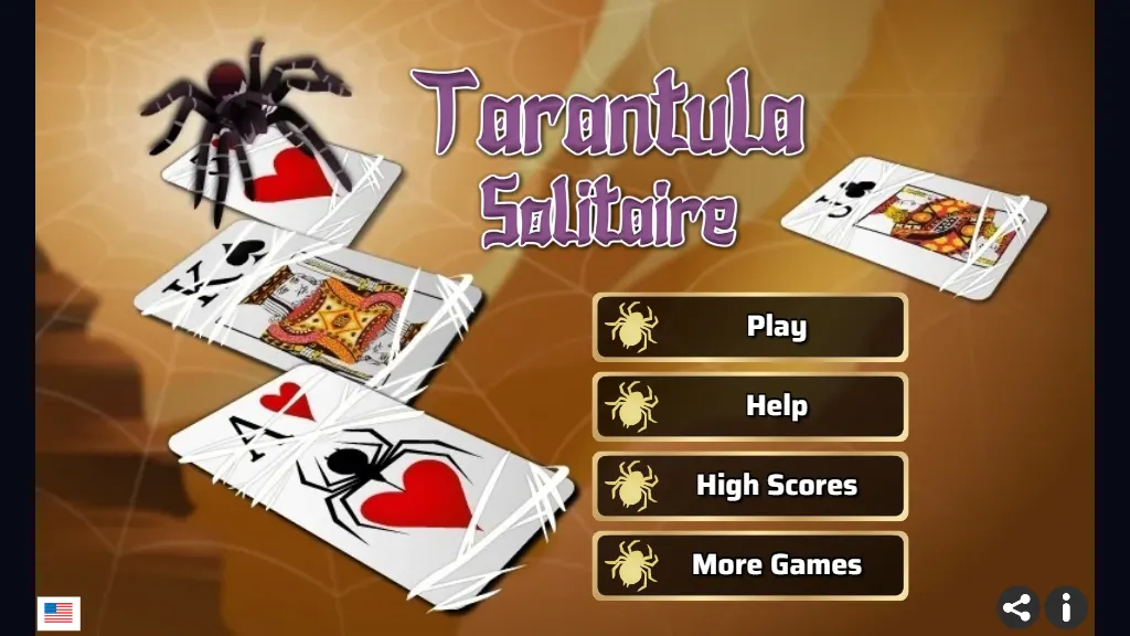 Tarantula Solitaire gameplay capture 1