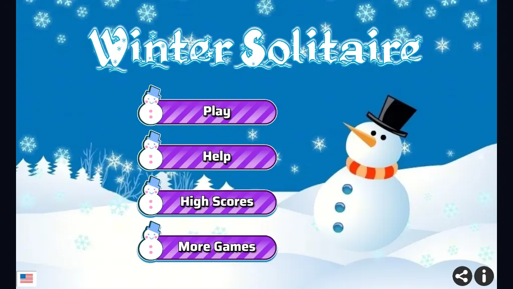 Winter Solitaire gameplay capture 1