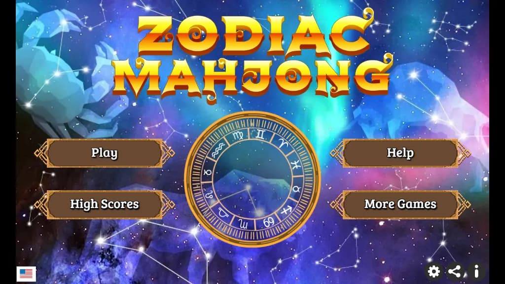 Zodiac Mahjong gameplay capture 1